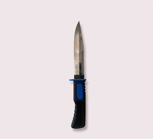 Cuchillo Muela Buceo Con Funda 500652 Azul