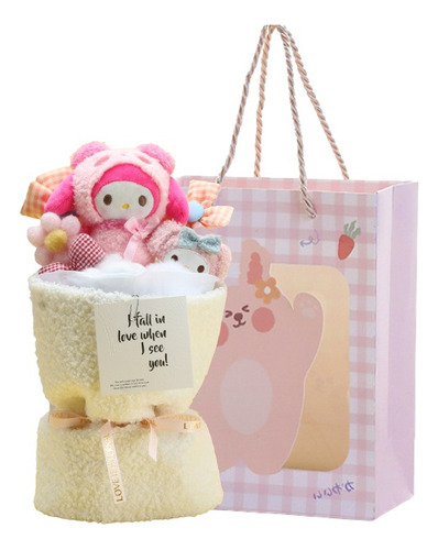 Ramo De Peluches Melody Rosa Regalo San Valentín,sanrio