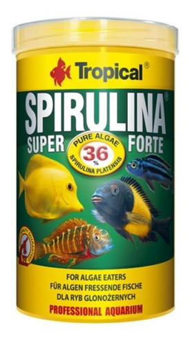 Tropical Alimento Peces Super Spirulina Forte Escamas 50g