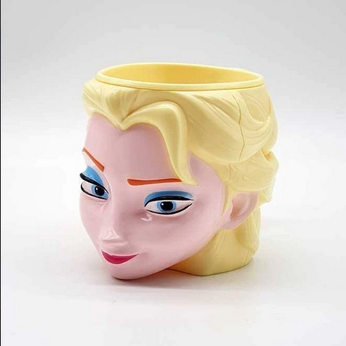 Taza Elsa 3d 290ml Bazar Disney Frozen 1043 Niños Merienda 