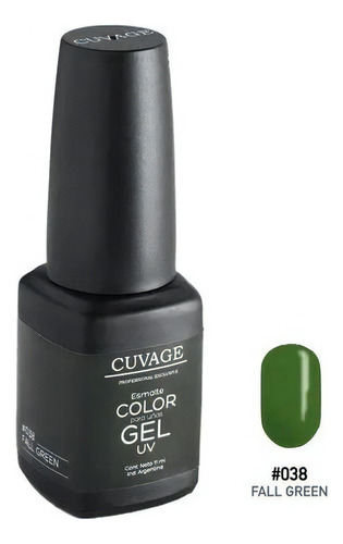 Cuvage Semipermanente N°038 Fall Green X 11ml Color Verde Militar