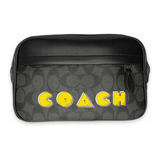 Mariconera Sobaquera Coach X Pac-man, Monograma C, Original.