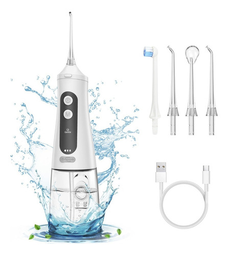 Irrigador Oral Waterpik Fácil De Transportar 300ml Usb