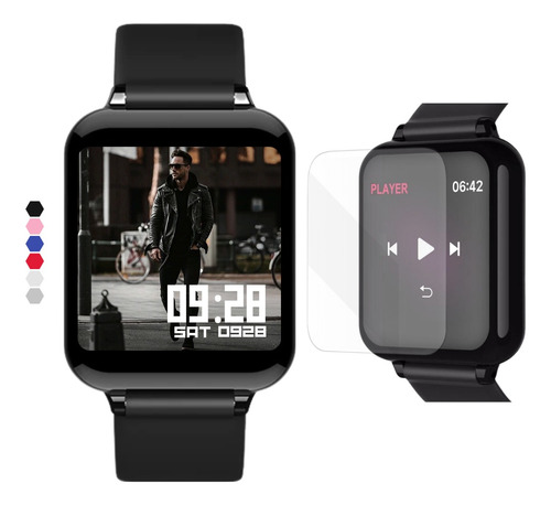 Smartwatch Relógio Inteligente Homens Mulheres + Película