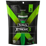 Maquina Afeitar Schick Xtreme 3 Piel Sensible 10 Pzas