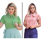 Kit Com 10 Blusas Lindas Moda Evangelica No Atacado 