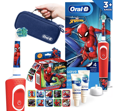 Cepillo Recargable Para Niños Spider-man Oral-b