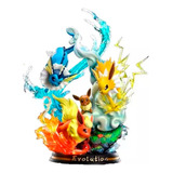 Pokemon Figura Eevee Evoluciones Jolteon Vaporeon Flareon