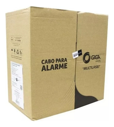 Cabo Rede Cat5 Cftv Multilaser 4 Pares 300 Metros Branco