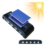 Luminária Arandela Solar 10leds Jardim Muros Prova D'água