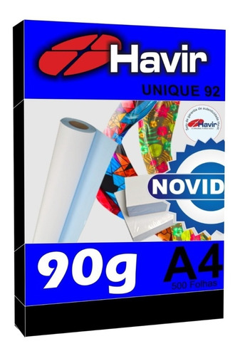 Papel Havir Transfer Sublimático 250fls A4 Fundo Azul