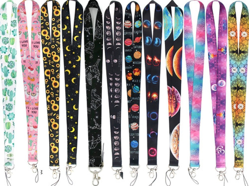 Lanyard Cordon Portagafete Correa Cinta Llavero Kawaii 