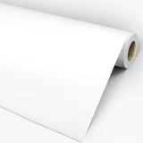 Papel Adesivo Branco Fosco 3mt Envelopamento Móveis Lavável