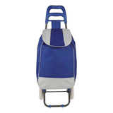 Carrinho De Compras Bag 2 Rodas Bolsa Leva Tudo 30kg Mor 002498 Azul