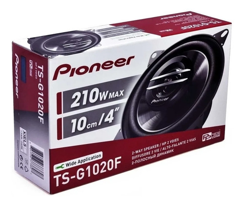 Parlantes Pioneer Ts-g1020f 2 Vias 10cms 210w