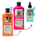 Kit Shampoo - Condicionador - Ganhe 1 Colonia Sanol Dog