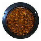 Plafon 15 Led Redondo 4 PuLG Cuarto/direccional/stop Ambar