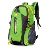 Mochila Back Pack Deportiva Viaje Casual Gym Colores 1503 Gyk Color Verde