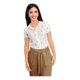 Camisa Casual Mujer Blanco 970-25