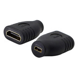 Adaptador Micro Hdmi Extensor Hdmi Tipo D Hembra A Hdmi Tipo