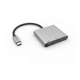 Ezquest Multihub 3 En 1 Usb-c Con Carga - Hdmi/usb-c/usb-a 