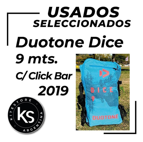 Duotone Dice 09 Mts Con Click Bar - 2019. Estado Excelente