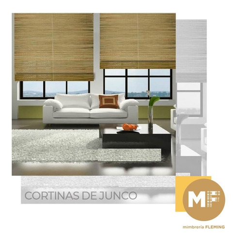 Cortina De Junco / Esterilla Enrollable De 1,50x2,00