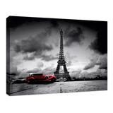 Cuadro Moderno Lienzo Canvas Torre Eiffel Vintage Bastidor