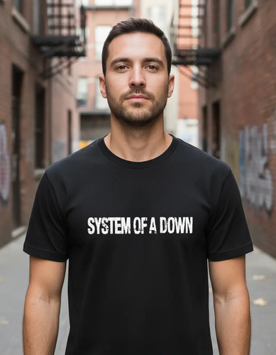 Playera System Of A Down Log