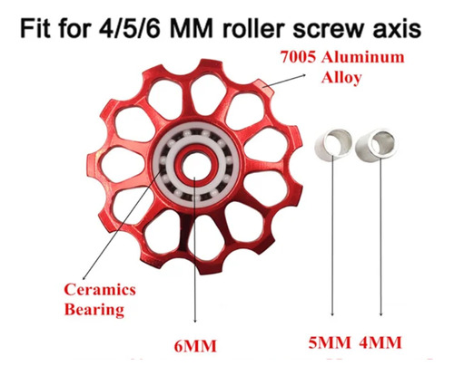 Engrenagem De Câmbio Kit Shimano Sram Cnc Com Rolamento