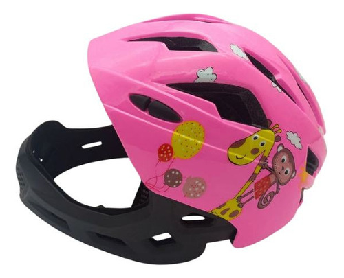 Casco Bicicleta Niño(a) Con Luz Ajustable Unisex Con Diseño