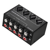 Mezclador De Sonido Rca Controls Separate Shell Volume Metal