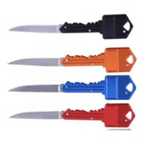 Set 4 Cuchillo Llave Cuchillo Táctico Navaja Supervivencia 