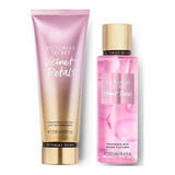 Set Victoria Secret Velvet Petals Body Mist Y Crema Floral