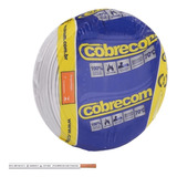 Fio Flexível Cobrecom 2,5mm 450/750v Branco Rolo 100 Mt