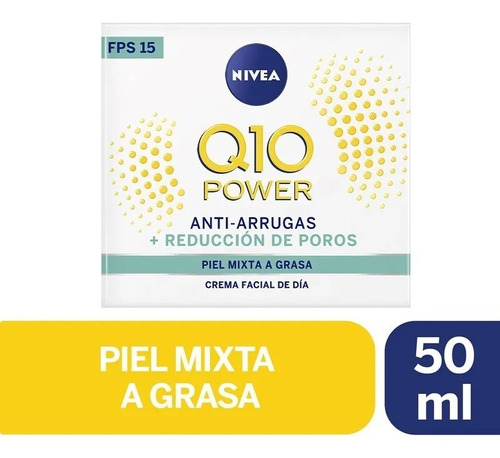 Crema Facial Día Anti-arrugas Fps15 | Nivea Q10 | 50ml