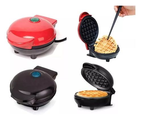 Mini Wafflera Electrica Antiadherente Gofrera 350w