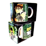 Taza Ben 10 Cerámica Licencia Cartoon Network Original