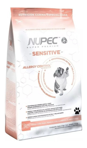 Nupec Sensitive Skin 15kg Adulto Amplia Caducidad