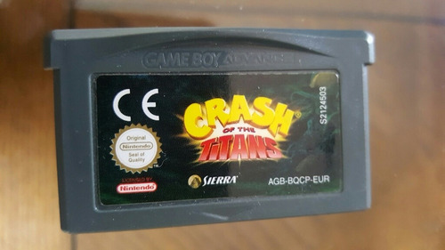 Crash Titans Gba Original Físico 