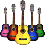Guitarra Criolla Niño Mini + Funda + Pua + Garantia + Envios