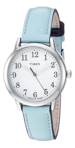 Reloj Timex Easy Reader De 30 Mm Para Mujer - Correa Negra B