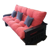 Colchon Futon Chenille Antidesgarro Grueso Envio Al Interior