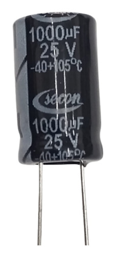 Capacitor Eletrolitico 1000 Uf X 25v 105ºc Kit 10 Pçs