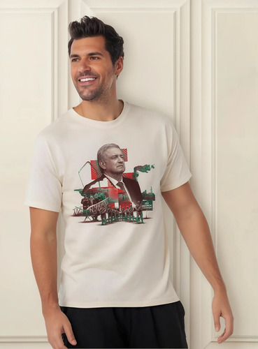 Playeras Amlo Lopez Obrador Diseño 15 Presidente Peje Beloma