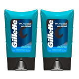 Gillette Gel Sensitive After Shave Post Afeitada 2un X 75 Ml