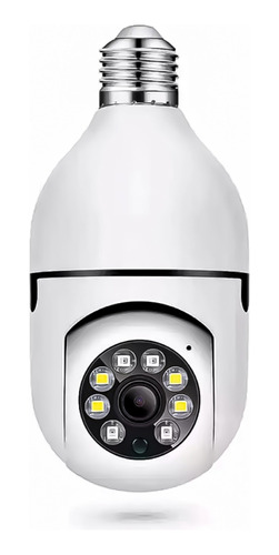 Camara Ampolleta Wifi 5g Vigilancia Vision Nocturna Sensor