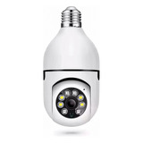 Camara Ampolleta Wifi 5g Vigilancia Vision Nocturna Sensor