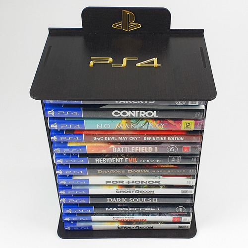 Suporte Para Jogos Ps4, Ps3 E Blu-ray Organizador