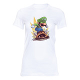 Camiseta Para Dama Diseños Mario Bross